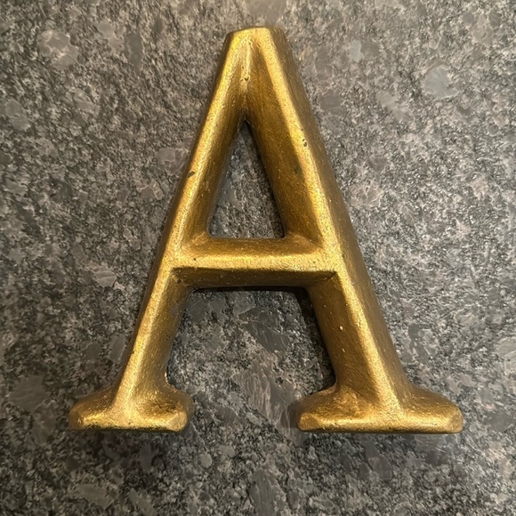 FWP UPPERCASE ALPHABET LETTER “A” WALL DECOR / CRAFT PROJECT - Picture 1 of 2